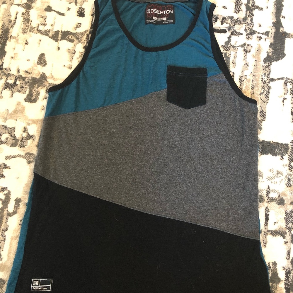 * Distortion Tank top